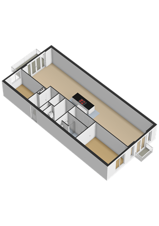 Floorplan - Zuiderzeeboulevard 72, 3751 HC Bunschoten-Spakenburg